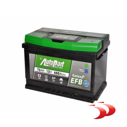 Autopart Efb Galaxy 70 AH 650 EN Akumuliatoriai