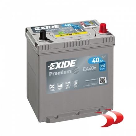 Exide Premium EA406 40 AH 350 EN Akumuliatoriai