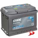 Exide Premium EA612 61 AH 600 EN