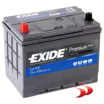 Exide Premium EA755 75 AH 630 EN