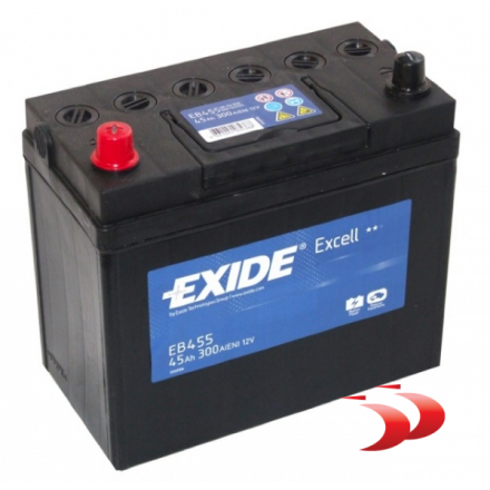 Exide Excell EB455 45 AH 300 EN Akumuliatoriai