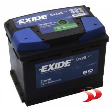 Exide Excell EB620 62 AH 540 EN Akumuliatoriai