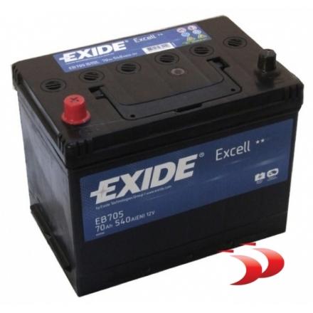 Exide Excell EB705 70 AH 540 EN