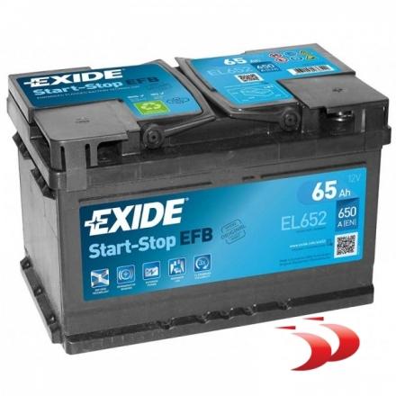 Akmumuliatoriai Exide Start-stop efb EL652 65 AH 650 EN