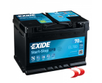 Akumuliatoriai Exide Start-stop efb EL700 70 AH 720 EN