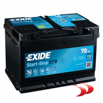 Exide Start-stop efb EL700 70 AH 720 EN