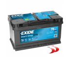 Akumuliatoriai Exide Start-stop efb EL752 75 AH 730 EN