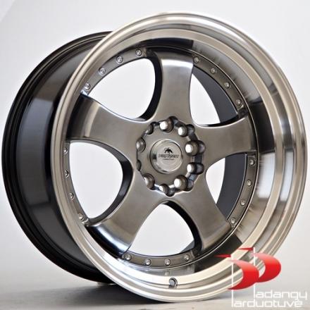 Ratlankiai Forzza 5X120 R18 9,5 ET25 Flamber HB/LM