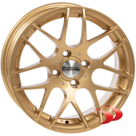 Inter Action 4X100 R15 7,0 ET38 Sport Gold Lieti ratlankiai