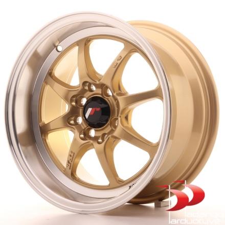 Ratlankiai Japan Racing 4X100 R15 7,5 ET10 Tfii Gold/lm