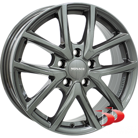 Monaco Wheels 5X114,3 R16 6,5 ET45 CL2 GUN Lieti ratlankiai