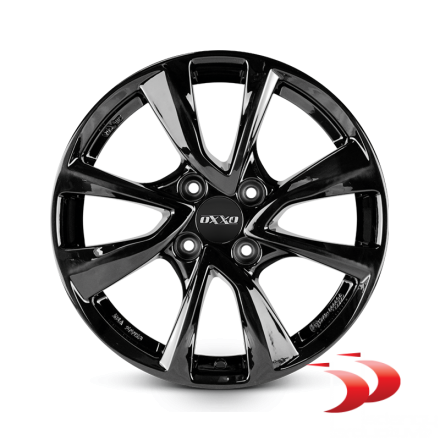 Oxxo 4X100 R14 5,5 ET47 Oberon 4 Black (OX07) B Lieti ratlankiai