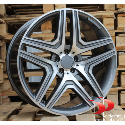 Ratlankiai Proracing 5X112 R21 10,0 ET44 BK206 Ghmfm