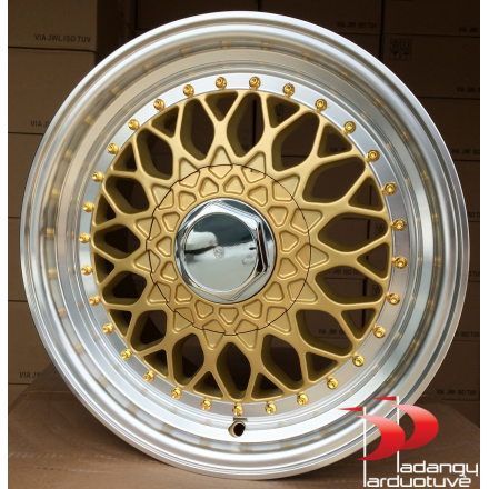 Ratlankiai Proracing 4X108 R16 7,5 ET30 BY479 Goldfm