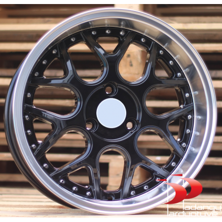 Ratlankiai Proracing 4X100 R16 7,0 ET30 PROFR762 B/LM