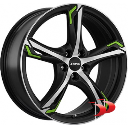 Ratlankiai Ronal 5X114,3 R17 7,5 ET40 R62 Green Bmfm