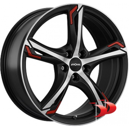 Ratlankiai Ronal 5X114,3 R17 7,5 ET50 R62 RED Bmfm