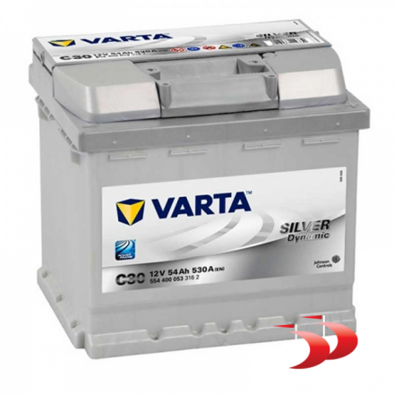 Varta Silver C30 54 AH 530 EN Akumuliatoriai