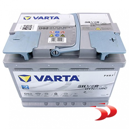 Akmumuliatoriai Varta Silver agm D52 60 AH 680 EN