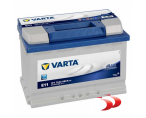 Akumuliatoriai Varta Blue E11 74 AH 680 EN