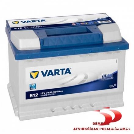 Varta Blue E12 74 AH 680 EN