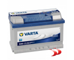 Akumuliatoriai Varta Blue E43 72 AH 680 EN