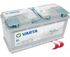 Akumuliatoriai Varta Silver agm H15 105 AH 950 EN